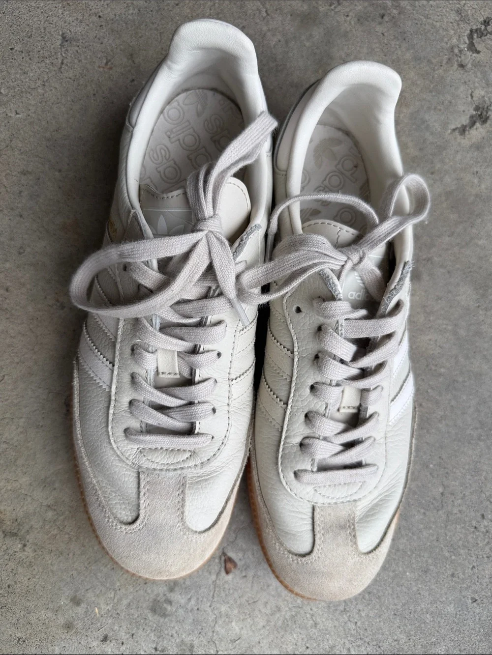adidas Samba Men’s Sneaker - Off-White with Gum